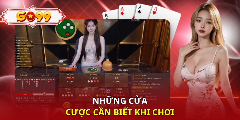 Những cửa cược cần biết khi chơi 