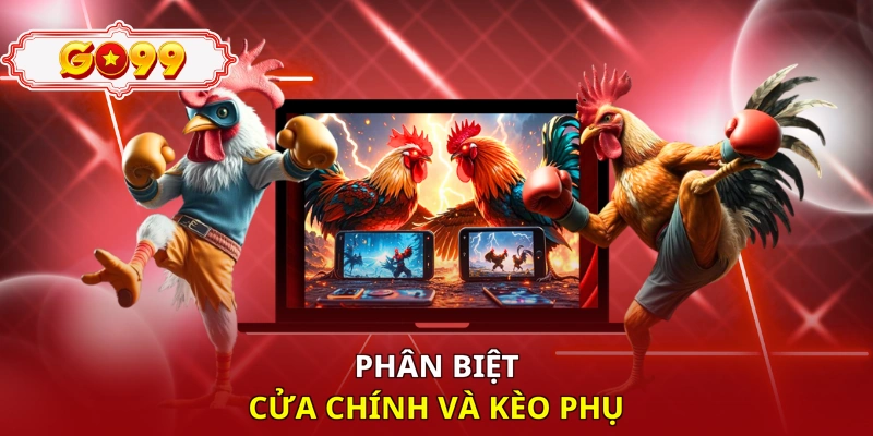 Phân biệt cửa chính và kèo phụ 